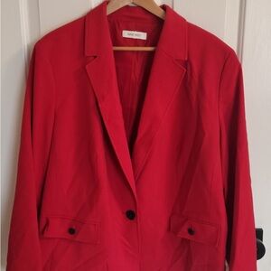 Nine West Bold Red Women's Blazer